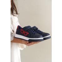 1011 Glasses-X Children's Shoes Navy Blue Red White