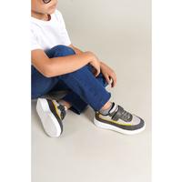 1015 Star-X Children's Shoes Gray-White-Yellow