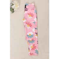 2-10 Years Printed Ribbed Children's Tights Pink - 8002.1780.