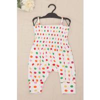 2-6 Years Rope Strap Jumpsuit White - 12329.1771.