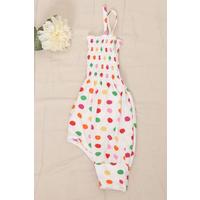 2-6 Years Rope Strap Jumpsuit White - 12329.1771.