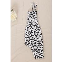 2-6 Years Rope Strap Jumpsuit White&Black - 12329.1771.