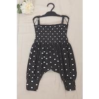 2-6 Years Rope Strap Jumpsuit Blackpolka Dot - 12329.1771.