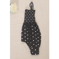 2-6 Years Rope Strap Jumpsuit Blackpolka Dot - 12329.1771.