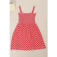 2-6 Years Old Children's Dress with Rope Straps Red - 12523.1771.