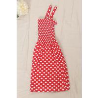 2-6 Years Old Children's Dress with Rope Straps Red - 12523.1771.