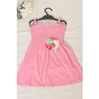 2-6 Years Old Children's Dress with Rope Straps Pink2 - 12523.1771.