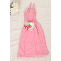 2-6 Years Old Children's Dress with Rope Straps Pink2 - 12523.1771.