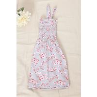 2-6 Years Old Children's Dress with Rope Straps Gray - 12523.1771.