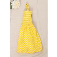 2-6 Years Old Children's Dress with Rope Straps Yellow - 12523.1771.