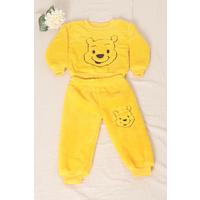 3-7 Years Old Children's Fleece Suit Mustard - 12430.1770.