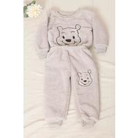 3-7 Years Old Children's Fleece Suit Beige - 12430.1770.