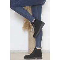 3 Cm Heeled Ankle Boots Suede Black - 15538.264.