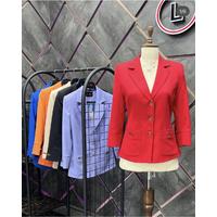 3 Button Blazer Jacket Red