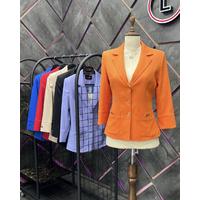 3 Button Blazer Jacket Orange