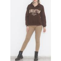 3 Thread Printed Sweat Brown - 896.1247.