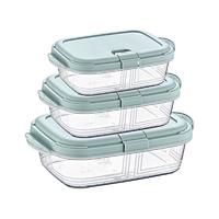 Set of 3 Push Open Storage Containers (0.4 L+1.1 L+2L)-02 1535