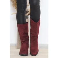 4 Cm Crinkle Boots Plum - 11968.264.