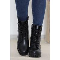4 Cm Heeled Boots Black Leather - 15580.264.