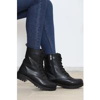 4 Cm Heeled Boots Black Leather - 15580.264.