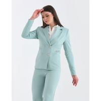 4 Button Accessory Suit Mint Green