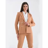 4 Button Accessories Suit Tan