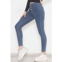 4 Button Skinny Jeans Blue - 5261.1606.