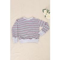 5-12 Years Old Child Striped Sweat Gray - 15577.1250.