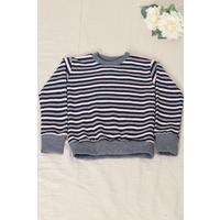 5-12 Years Old Children's Striped Sweat Gray Powder - 15577.1250.