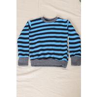 5-12 Years Old Child Striped Sweat Blueblack - 15577.1250.