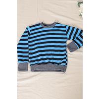 5-12 Years Old Child Striped Sweat Blueblack - 15577.1250.