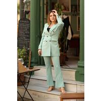 6 Button Spanish Suit Mint Green