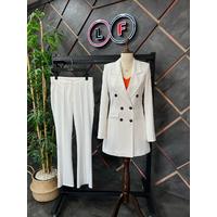 6 Button Spanish Suit White