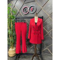 6 Button Spanish Suit Red