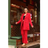 6 Button Spanish Suit Red