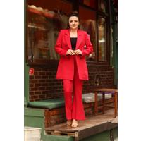 6 Button Spanish Suit Red