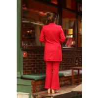 6 Button Spanish Suit Red