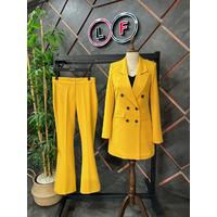 6 Button Spanish Suit Mustard Yellow