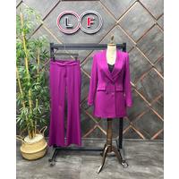 6 Button Spanish Suit Plum