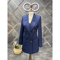 6 Button Blazer Jacket Navy Blue