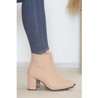 7 Cm Heeled Boots Beige - 15536.264.