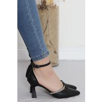 7 Cm Heeled Shoes Black Leather - 18214.264.