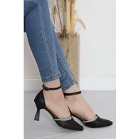 7 Cm Heeled Shoes Black Leather - 18214.264.