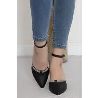 7 Cm Heeled Shoes Black Leather - 18214.264.