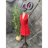 80 cm Vest Dress Red