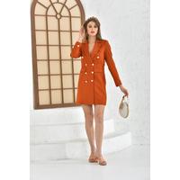 90 Jacket Dress Orange