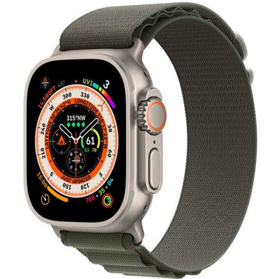 Apple Watch Ultra 49 gri-yeşil