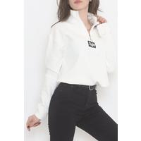 Crest Zippered Sweat White - 12587.514.