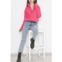 Coat of Arms Zipper Sweat Fuchsia - 12587.514.