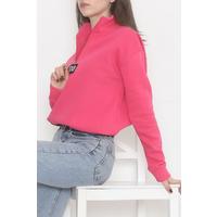 Coat of Arms Zipper Sweat Fuchsia - 12587.514.